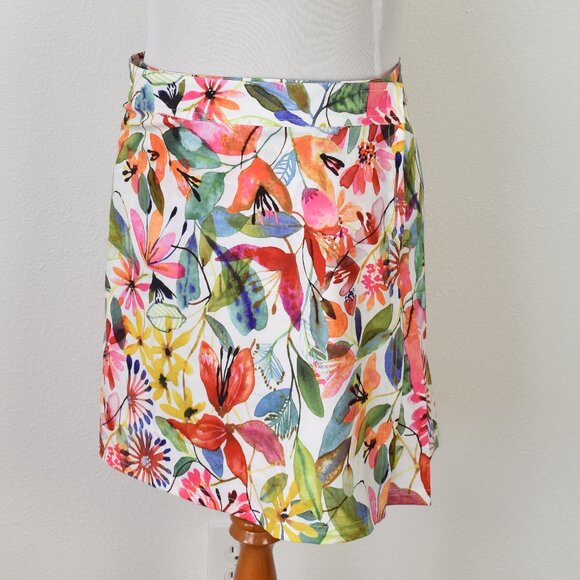 RipSkirt Hawaii Wrap Skirt Wildflower Watercolor - L - Picture 2 of 8